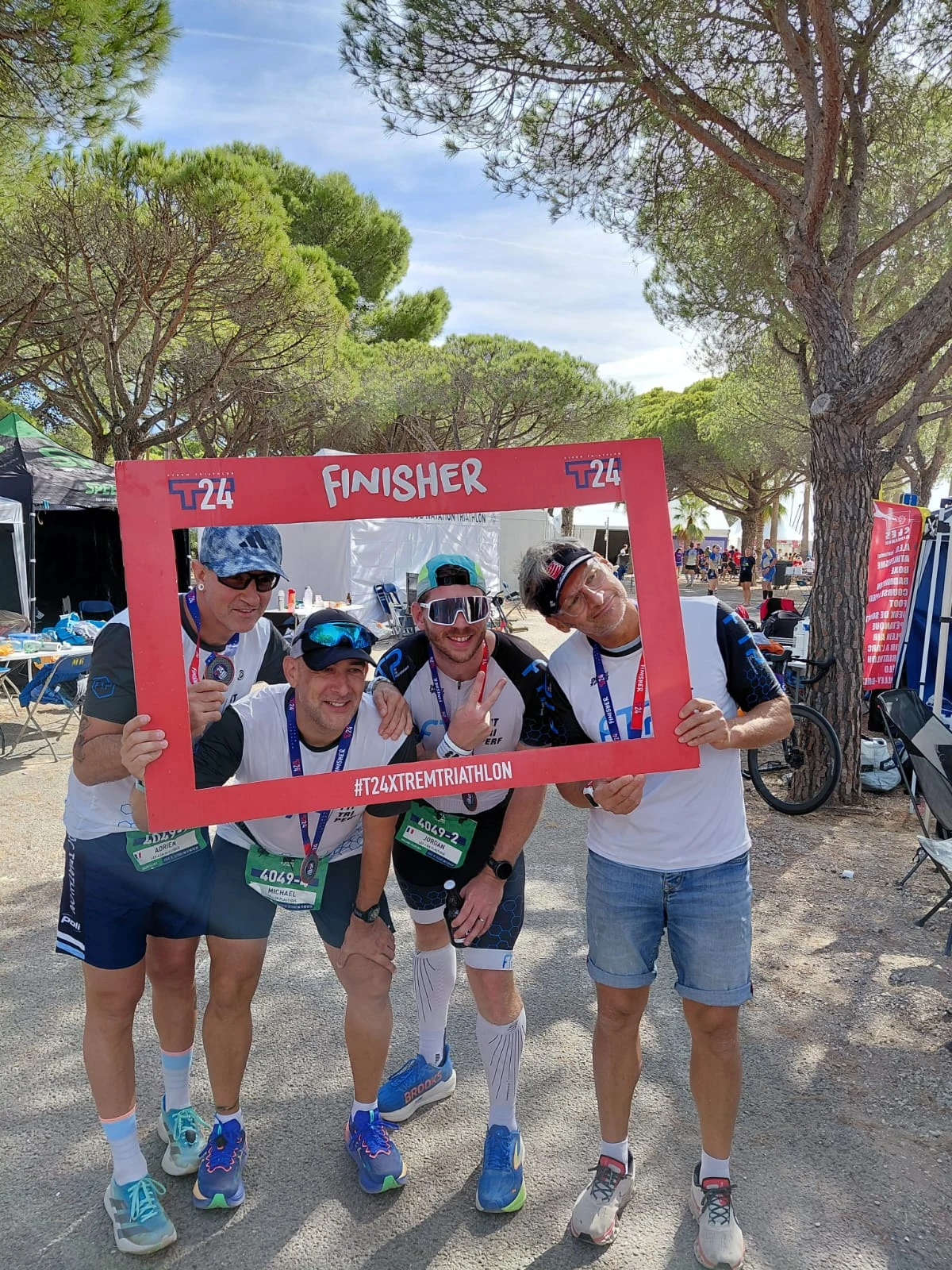 Les finishers FIT TRI TEAM partagent leur arrivée