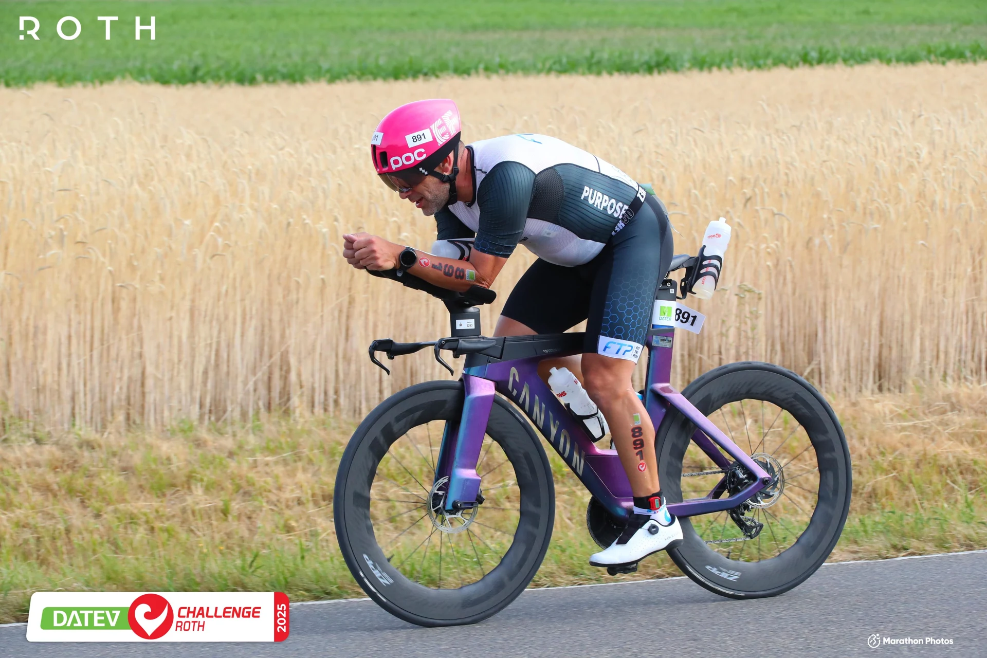 Michael Lecuivre en compétition, Challenge Roth